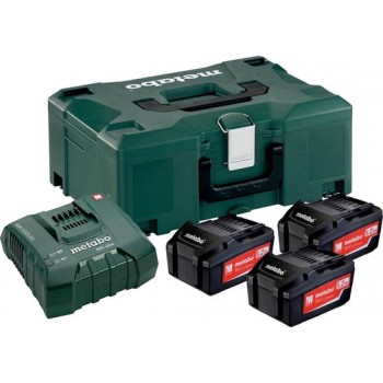 Metabo Accuset 18V 3X5,2A+Ascultra Mloc