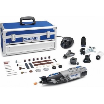 Dremel 8220 Multitool - Roterend - 12V - Twee accu's - Incl. toolbox met 65 accessoires