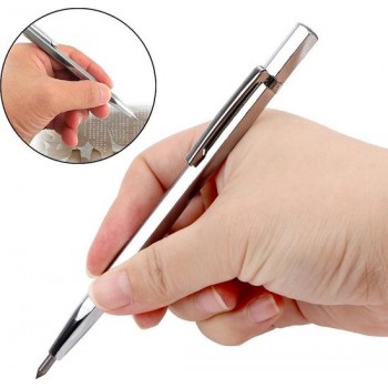 Multifunctionele Robuuste Graveerpen - Graveer Pen Voor Graveren Van Metaal / Glas / Hout / Leer / Plastic
