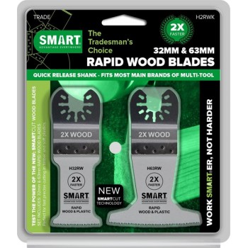 SMART Blades RapidWood Multitool Zaagbladen Set - 32mm + 63mm