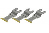 SMART Blades Multitool Zaagblad - 44x55mm - Bi Metaal Titanium Gecoat - Hout/Non-ferro Metaal/Kunststof - 3 stuks