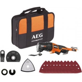 AEG OMNI 18C Multitool – Body - Met accessoires en schuurpapier