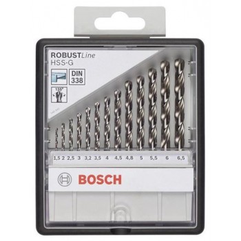 Bosch 13-delige Robust Line metaalborenset HSS-G - 135�