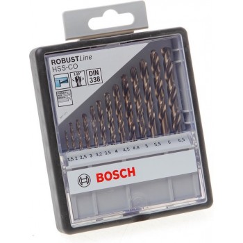 Bosch robustline metaalborenset - HSS-CO SET 1.5-6.5MM - 13 delige set