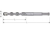Steenboor, Betonboor SDS-plus hamerboor 2-snijder  16,0 mm x 150 mm-werklengte