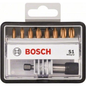 Bosch - 8+1-delige Robust Line bitset S Max Grip 25 mm, 8+1-delig