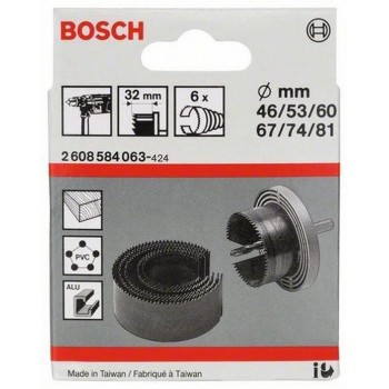 Bosch 6-delige zaagkransset