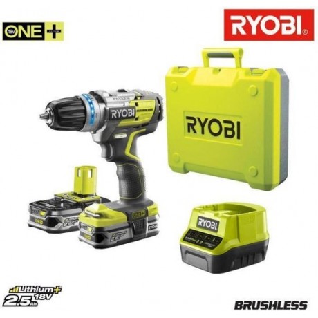 RYOBI Wireless Drill-Driver Pack + 2 Batterijen - 18V - 2,5Ah
