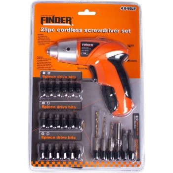 Finder Tools Schroefmachine Set 4,8V 25-delig