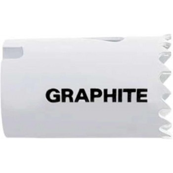 Graphite Gatenboor 44x38mm HSS-Bi-Metaal Voor O.a. Hout Metaal Kunstof En Plastic