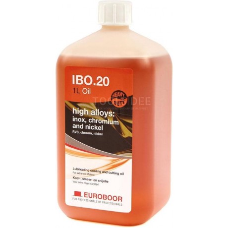 Euroboor Koelsmeermiddel voor Inox, Chroom, Nikkel metalen 1 Liter