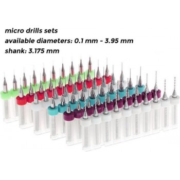 Set van 10 micro boortjes in een doosje (2.70 mm)