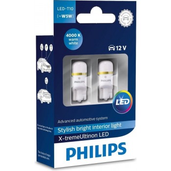 Philips X-TremeUltinon LED W5W-T10 4000k 127994000KX2