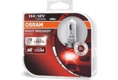 Osram Night Breaker Silver Halogeen lampen - H4 - 12V/60-55W - set à 2 stuks