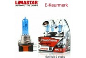 LIMASTAR H15 6000K Xenon Look Lampen set 2 Stuks E-Keurmerk