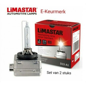 LIMASTAR D1S 6000K Coolblue Set van 2stuks E-Keurmerk Origineel