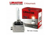 LIMASTAR D1S 6000K Coolblue Set van 2stuks E-Keurmerk Origineel
