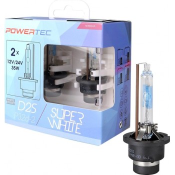 D2S Powertec SuperWhite Xenon lampen 5000K Duo Box