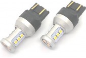 T20 7440 WY21W High Power LED Oranje Canbus knipperlichten (set)