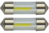 C5W autolamp 2 stuks | LED festoon 31mm | COB warmwit 3000K | 24 Volt