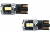 Simoni Racing T10 6-LED Lampen 'Canbus No-Polarity' - High Brightness Superwhite - Set à 2 stuks