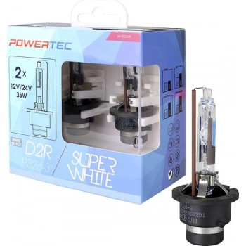 D2R Powertec SuperWhite Xenon lampen 5000K Duo Box