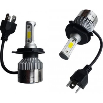 H4 koplamp set | 2x LED COB daglichtwit 6500K - 2x 8000 Lumen | 2x36W 9-32V