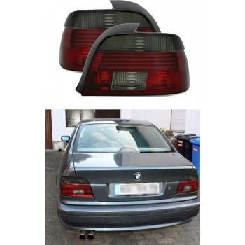 BMW 5 serie E39 2000-2003 facelift rood smoke achterlichten set