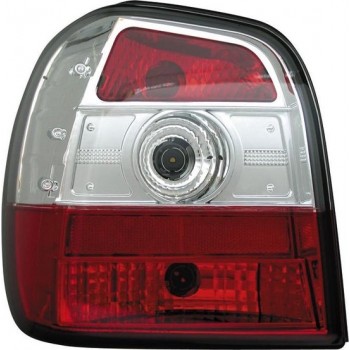 AutoStyle Set Achterlichten passend voor Volkswagen Polo 6N 1995-1999 - Rood/Helder