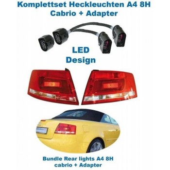 Facelift LED achterlichten - Retrofit - Audi A4 8H Cabrio