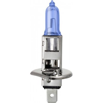 AutoStyle SuperWhite Blauw H1 55W/12V Halogeen Lamp, per stuk (E13)