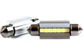 C5W autolamp 2 stuks | LED festoon 39mm | 7-SMD 2.3W - 6000K - heatsink | CAN-BUS 12 V DC