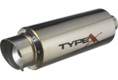 AutoStyle Sportuitlaat Universeel Type X Racing 'DualSound' - Ø140mm - Angle Tip