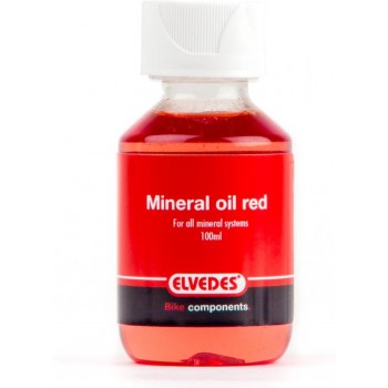 Elvedes mineraal olie - remvloeistof 100ml rood