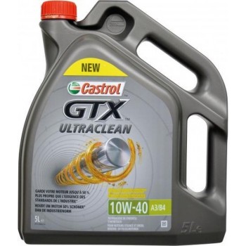 Castrol GTX UltraClean 10w40 - Motorolie - 5L