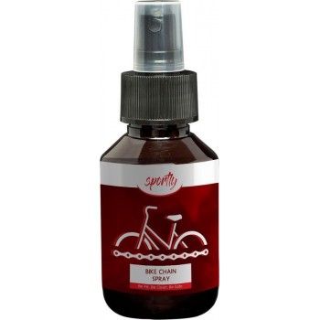 SPORTLY Bicycle Chain oil - chain oil and chain spray for the bike 100ml I Vegan organic bicycle oil with natural rapeseed oil