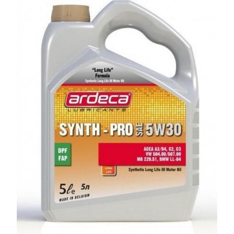 Ardeca Synth-Pro 5W30 5 liter motorolie