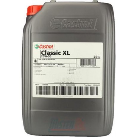 Castrol Classic XL 20W-50 bidon van 20 Liter