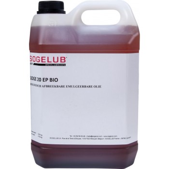 Biologisch afbreekbare emulgeerbare olie, SOGE 20 EP BIO 5ltr
