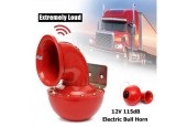 12V metalen rode Elektrische vrachtwagen toeter 115 dB
