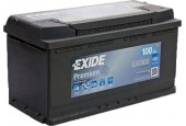 EXIDE EA1000 Premium Carbon Boost 12V 100 Ah 900A Autobatterij 3661024034258