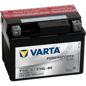 Varta Motor AGM Powersports Accu / Batterij YT4L-4 / YT4L-BS