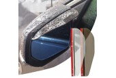 2 STKS Flexibele Shelding Regenscherm Zonneklep Schaduw Achteruitkijkspiegel voor Auto Achteruitkijkspiegels (transparant)