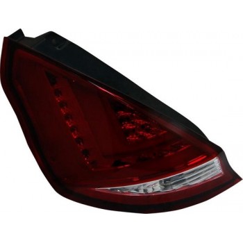 AutoStyle Set LED Achterlichten passend voor Ford Fiësta VII 3/5-deurs 2008-2012 - Rood/Helder