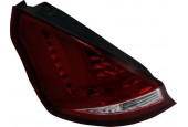 AutoStyle Set LED Achterlichten passend voor Ford Fiësta VII 3/5-deurs 2008-2012 - Rood/Helder