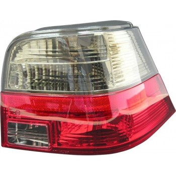AutoStyle Set Achterlichten passend voor Volkswagen Golf IV 1998-2003 excl. Variant - Rood/Smoke
