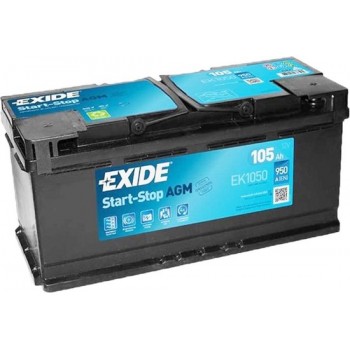 EXIDE EK950 Start-Stop AGM 12V 95 Ah 850A Autobatterij 3661024035743