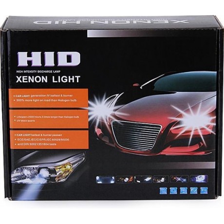 H4 HID Xenon Conversie Kit 35W 6000K (H4-3 Dual Beam)