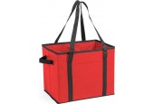Auto kofferbak/kasten organizer tas rood vouwbaar 34 x 28 x 25 cm - Vouwbaar - Auto opberg accessoires
