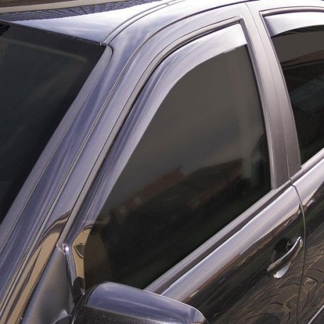 ClimAir Zijwindschermen Dark BMW 3 serie E90/E91 sedan/touring 2005-2012 (alleen voor rubber raamlijsten)